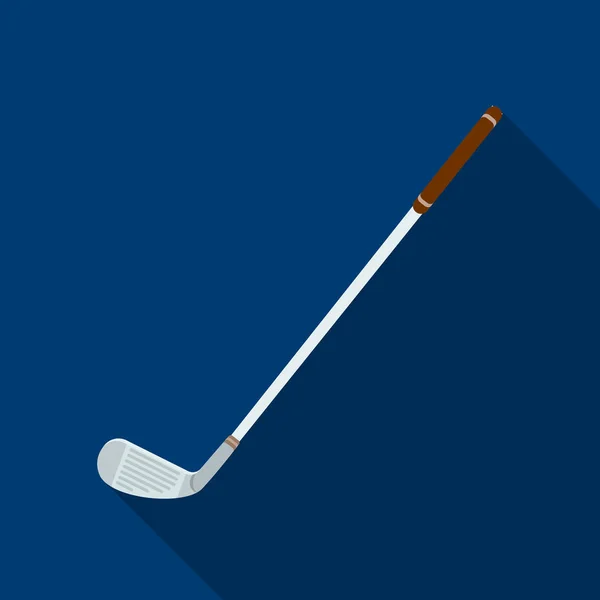 Putter para golf.Golf club icono único en el estilo plano vector símbolo stock ilustración web . — Archivo Imágenes Vectoriales