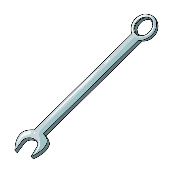 Porca wrench.Car único ícone em desenho animado estilo vetor símbolo estoque ilustração web . — Vetor de Stock