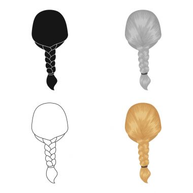 Işık helezon. Karikatür tarzı vektör simge stok çizim web arka saç modeli tek simge.