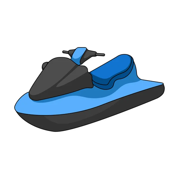 Water scooter.Extreme sport single icon in cartoon style vector symbol stock illustration web.