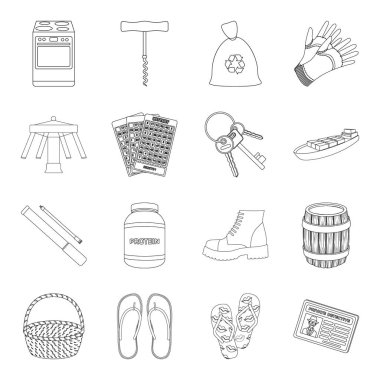 Eğlence, spor, ulaşım ve anahat style.kitchen, seyahat, alkol simgeler kümesi koleksiyonundaki diğer web simgesi.