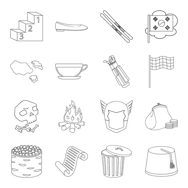 Bedrijf, geschiedenis, eten en andere web icon in kaderstijl. Ruimte, fitness, land pictogrammen in vaste collectie. — Stockvector