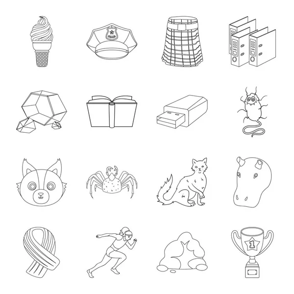 Spor, hayvan, eğitim ve anahat style.technology, tıp, simgeler kümesi koleksiyonundaki yemek diğer web simgesi.