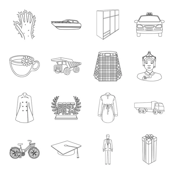 Eğitim, tıp, ulaşım ve diğer web simgesi anahat style.wedding, spor, küme koleksiyon mobilya simgeleri.