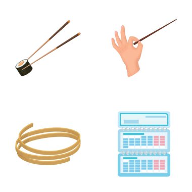Salon, el, yay ve diğer web simgesi karikatür tarzı. iş, müzik, Restoran, küme koleksiyon simgeler.