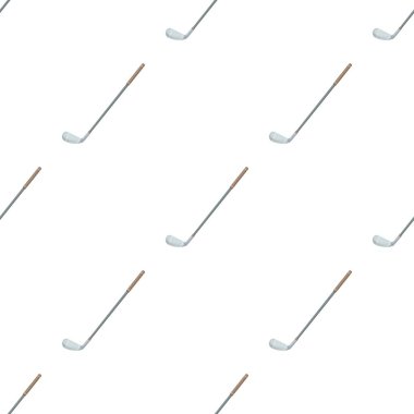 Putter golf için. Golf Kulübü tek kutsal kişilerin resmi içinde karikatür tarzı vektör simge stok çizim web.