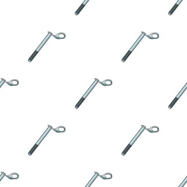 Kama sigorta için. Tek çizgi film tarzı vektör simge stok çizim web simgesinde dağcılık.