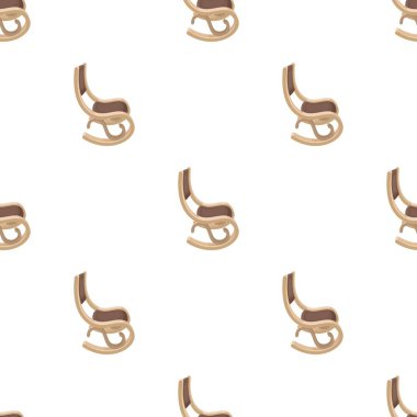Sallanan sandalye. Yaşlılık tek kutsal kişilerin resmi içinde karikatür tarzı vektör simge stok çizim web.