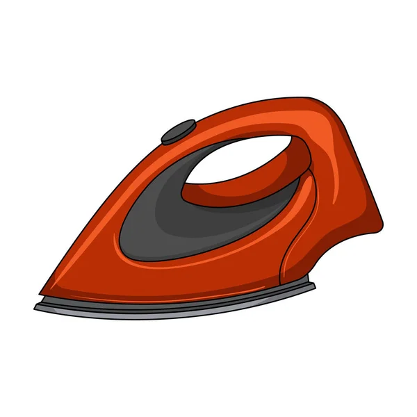 Fer à repasser. Nettoyage à sec icône unique dans le style dessin animé vectoriel symbole illustration web . — Image vectorielle