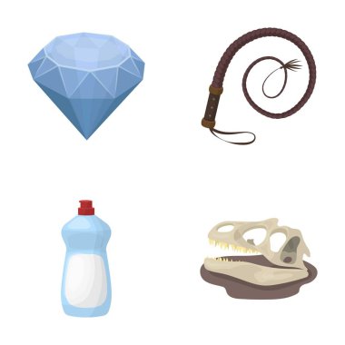 temizlik, hayvan ve diğer web simgesi karikatür tarzı. Tarih, benim kutsal kişilerin resmi içinde set koleksiyonu.