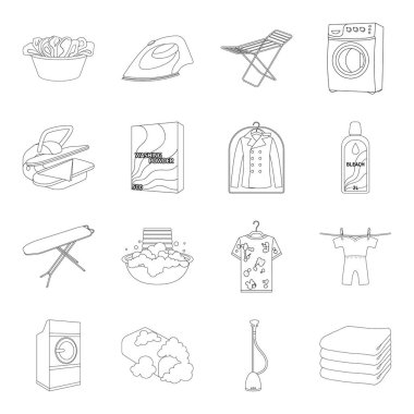 Kahve farklı türleri. Kahve farklı türleri. toplama simgeler çizgi stil vektör simge stok çizim web içinde ayarla.