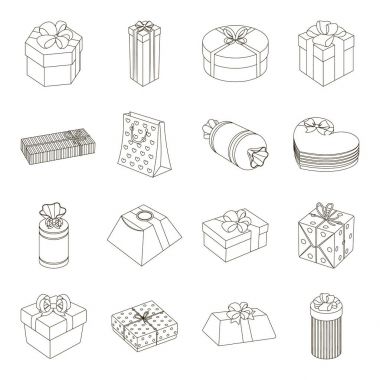 Yangın, sıcaklık ve konfor. Şömine toplama simgeler çizgi stil vektör simge stok çizim web içinde ayarla..