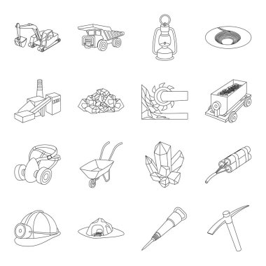 Verici, alçı, aşı ve diğer tıp, tıp cihazları. Tıp, tıp toplama simgeler çizgi stil vektör simge stok çizim web içinde set.