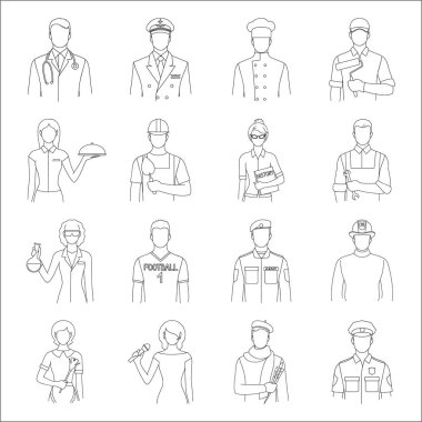 Video kamera, kelepçe, kafes öznitelikleri hapishane. Hapishane toplama simgeler çizgi stil vektör simge stok çizim web içinde ayarla..