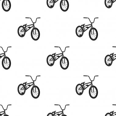 Cycling.Extreme spor tek simge siyah stil vektör simge stok çizim web içinde.