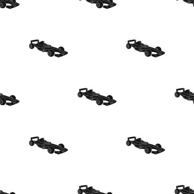 Araba yarışı. Aşırı spor tek simge siyah stil vektör simge stok çizim web içinde.