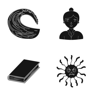 tedavi, ilaç, doğa ve diğer web simge siyah style.dirt, enfeksiyon, hijyen, küme koleksiyon simgeler.