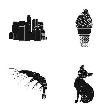 kedi, ev, ilerleme ve diğer web simge siyah stil., okyanus, su, memeliler, küme koleksiyon simgeler.