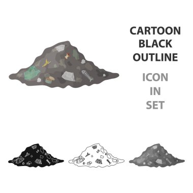 Beyaz arka plan üzerinde izole anahat stili simgesini dökümü. Biyoloji ve ekoloji sembol stok vektör çizim.