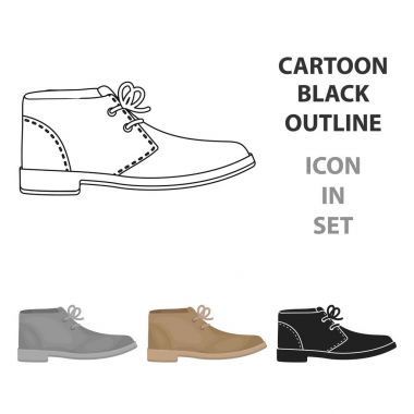 Beyaz arka plan üzerinde izole karikatür tarzı Oxfords simgesini. Ayakkabı sembol stok vektör çizim.