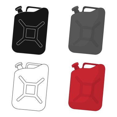Teneke kutu tek simge karikatür tarzı. Teneke kutu vektör simge stok çizim web.