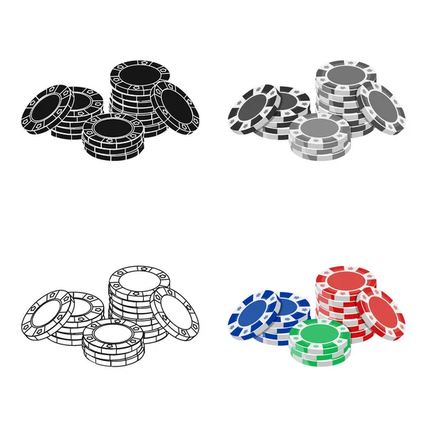 Çip, karikatür tarzı tek simge. Çip, vektör simge stok çizim web.