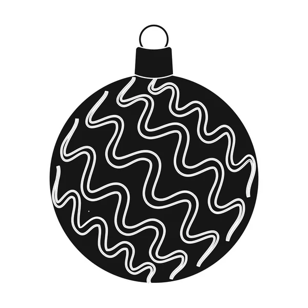 Ballon icône unique en noir style.A toyvector symbol stock illustration web . — Image vectorielle