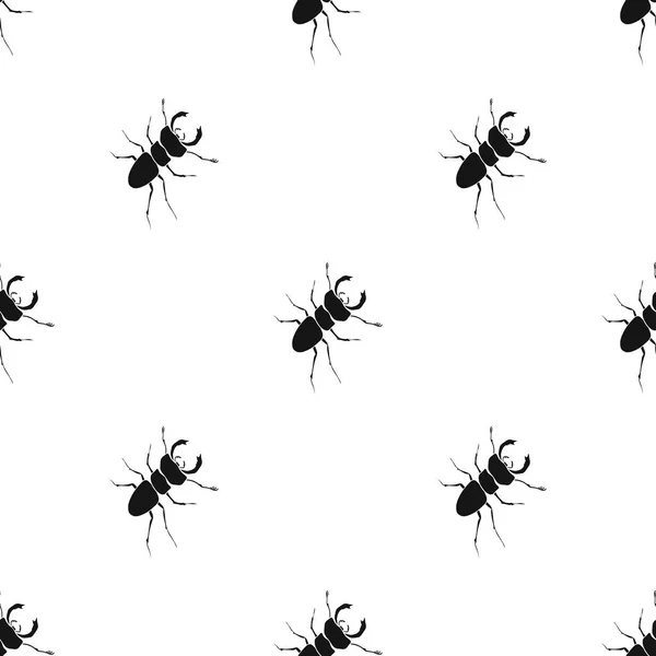 Жук, членистоногие насекомые. Жук с когтями одна иконка в черном стиле векторные символы запас изометрические иллюстрации паутины . — стоковый вектор