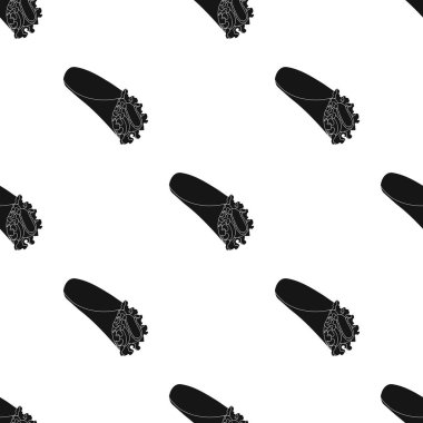 Lavaş, tek simge siyah stil. Lavaş, vektör simge stok çizim web.