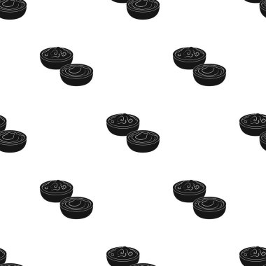 Piello, tek simge siyah stil. Piello, vektör simge stok çizim web.