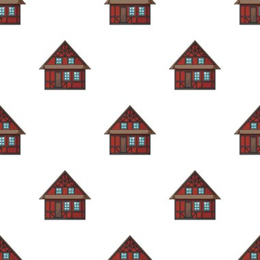 House, karikatür tarzı tek simge. House, vektör simge stok çizim web.