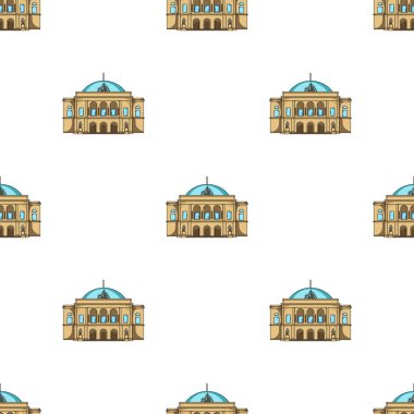 Karikatür tarzı bina, tek simgesini. Bina vektör simge stok çizim web.