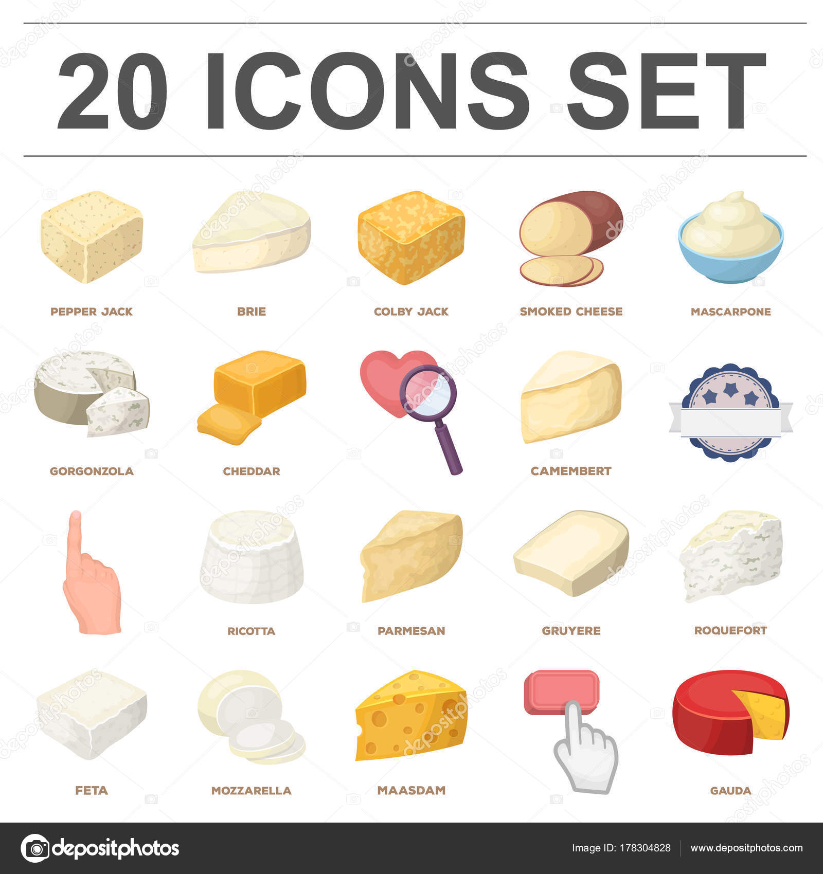 Types of cheese
