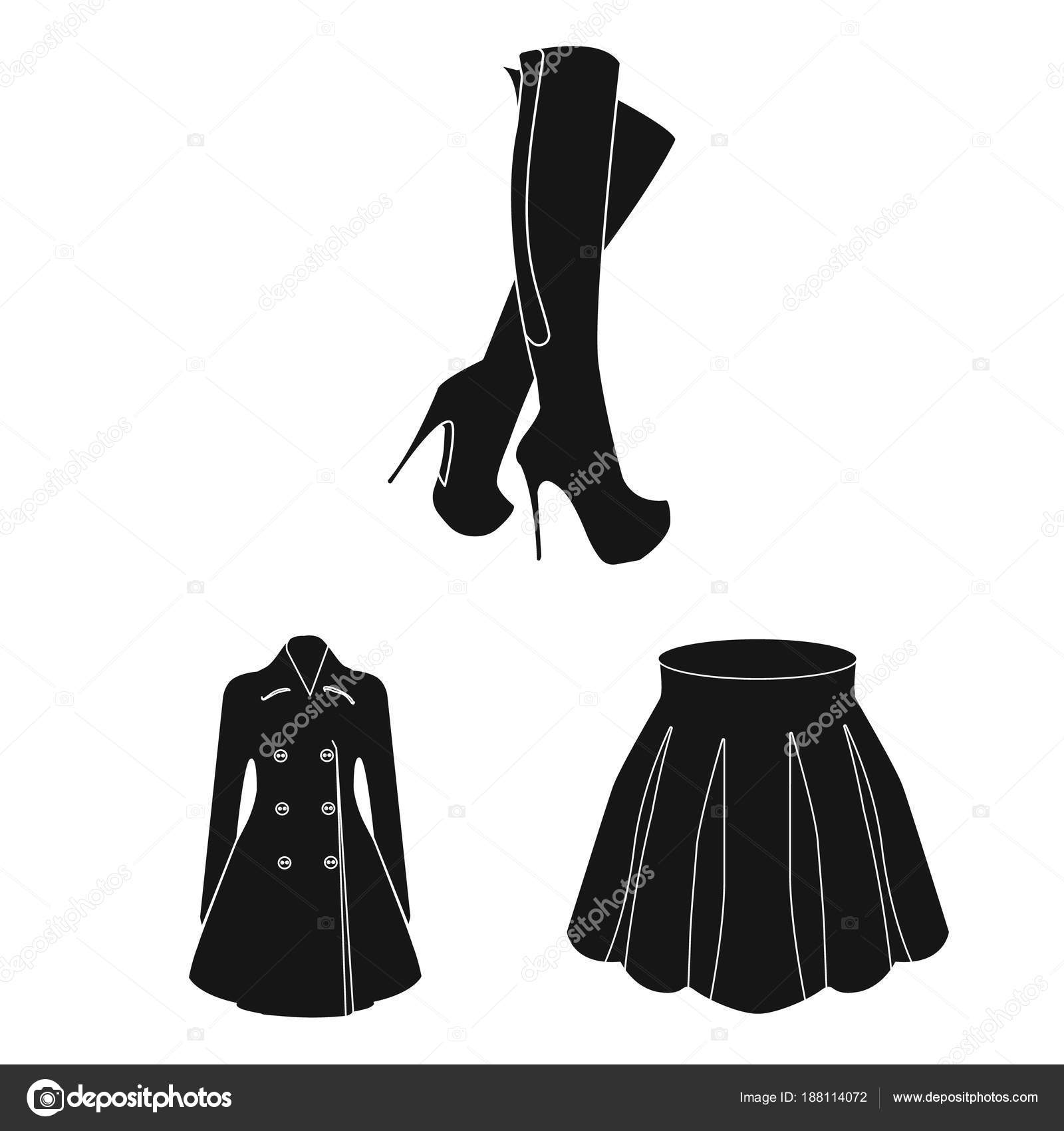 女性の服の黒のアイコン デザインのセットのコレクションです 衣類の種類やアクセサリー ベクトル シンボル ストック Web イラスト ストックベクター C Pandavector 女性の服の黒のアイコン デザインのセットのコレクションです 衣類の種類やアクセサリー ベクトル シンボル ストック Web イラスト ストックベクター C Pandavector