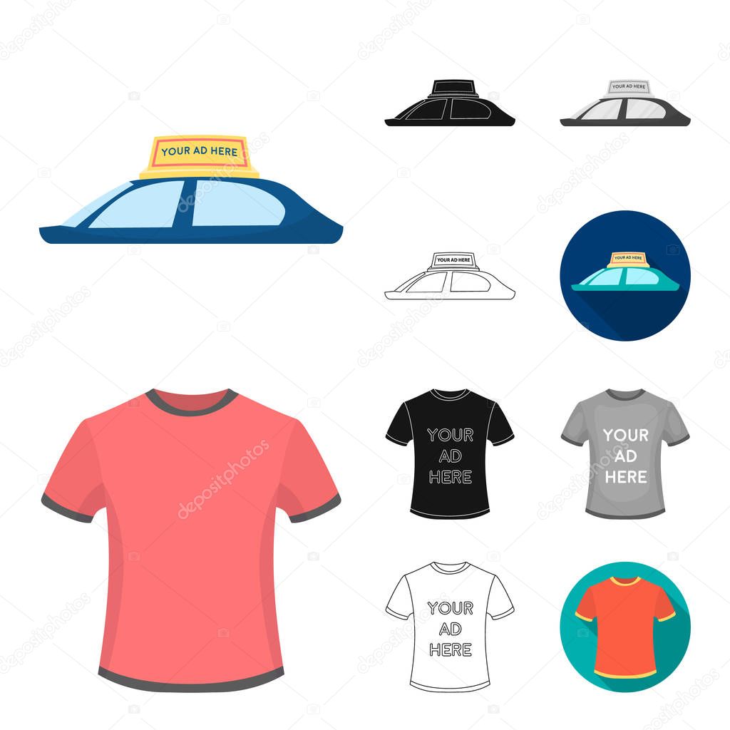Production of advertising cartoon,black,flat,monochrome,outline icons in set collection for design. Advertising equipment vector symbol stock  illustration.