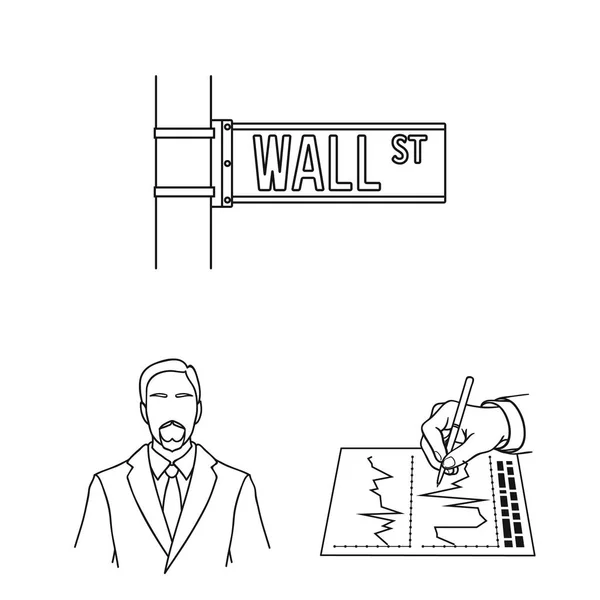 Geld und Finanzen umreißen Symbole in Set-Kollektion für Design. Geschäft und Erfolg Vektor Symbol Stock Web Illustration. — Stockvektor