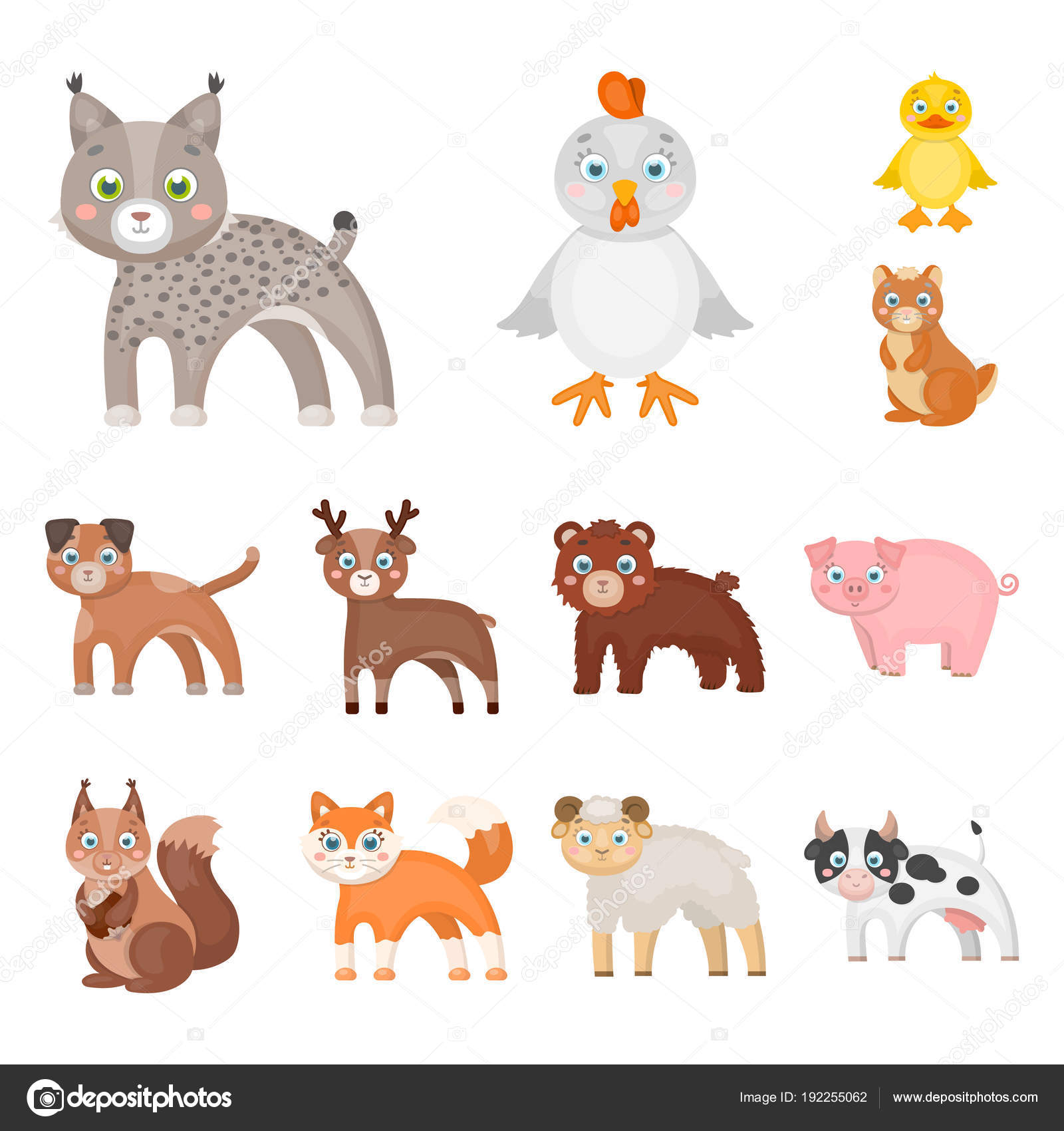 981 ilustraciones de stock de Animales herbívoros | Depositphotos®