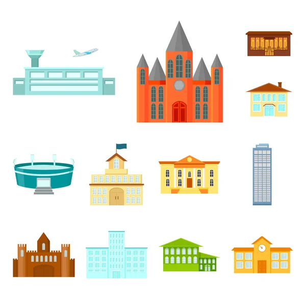 Iconos de dibujos animados de reparación de edificios en colección de conjuntos para diseño.Material de construcción y herramientas vector símbolo stock web ilustración . — Vector de stock