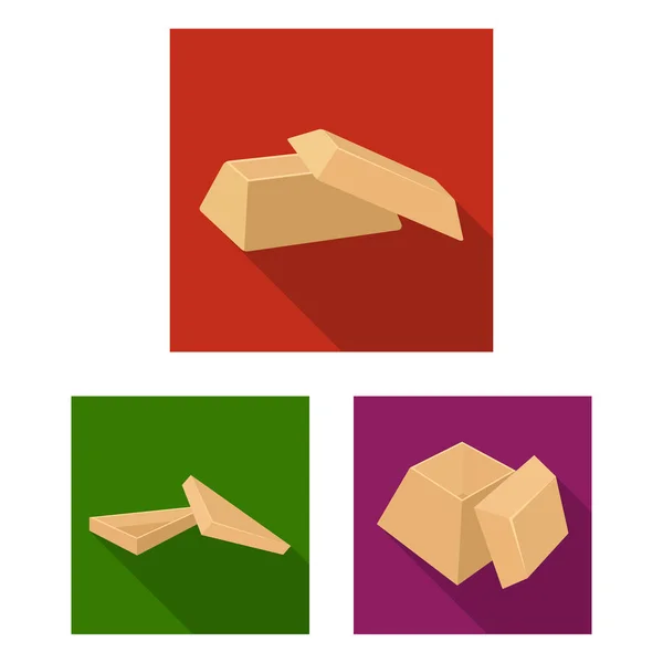 Caixas diferentes ícones planos na coleção de conjuntos para design.Packing caixa vetor símbolo web ilustração . —  Vetores de Stock