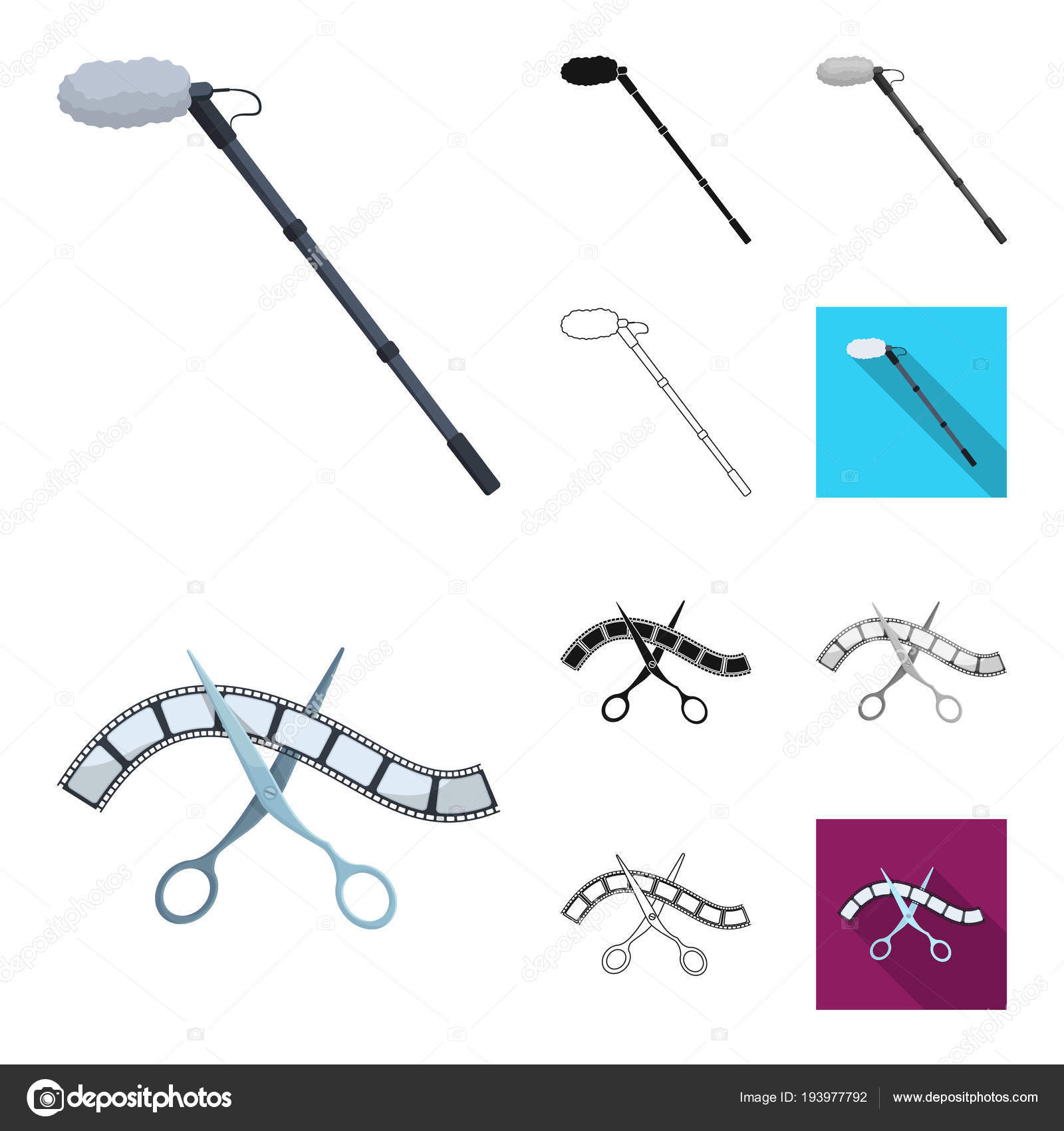 Fare Un Fumetto Di Film Nero Piatto Bianco E Nero