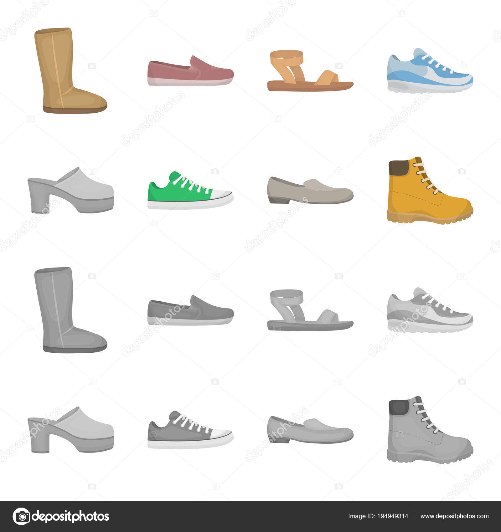 clogs flip flops