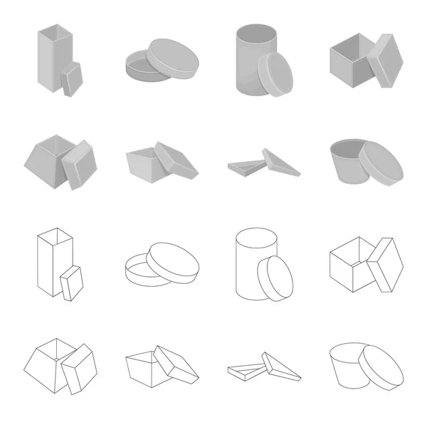 Case, shell, framework, and other web icon in outline, monochrome style.Box, container, package, icons in set collection . — стоковый вектор