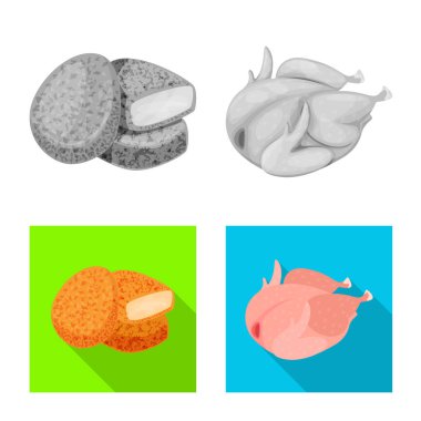Ürün ve kümes hayvanları sembolü yalıtılmış nesne. Ürün ve tarım hisse senedi simgesi için web topluluğu.