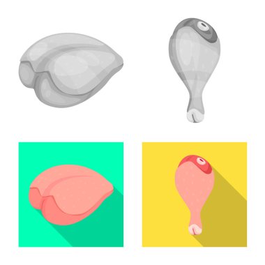 Ürün ve kümes hayvanları işareti vektör Illustration. Ürün ve tarım hisse senedi vektör çizim topluluğu.