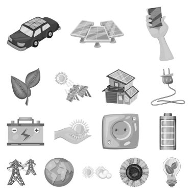 Vektör tasarım organik ve doğa işaret. Ayarla, organik ve panel web için hisse senedi simgesi.