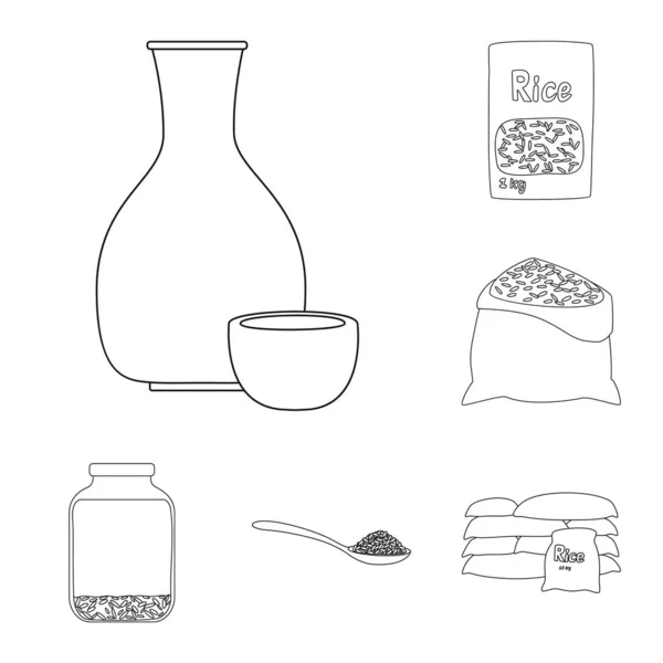Diseño vectorial de la dieta y el icono de la cocina. Colección de dieta y vector orgánico icono para stock . — Vector de stock