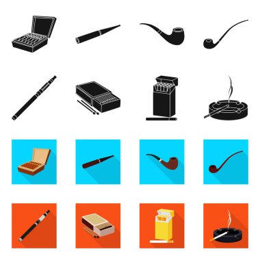 Çöp tasarımını vektör ve sembol durdurmak. Web için çöp ve alışkanlık hisse senedi simgesi kümesi.