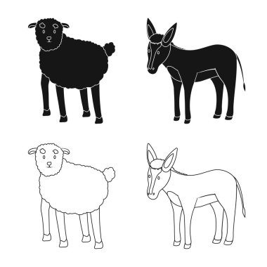 Üreme ve mutfak işareti yalıtılmış nesne. Set ıslahının ve organik web için hisse senedi simgesi.