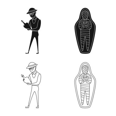 Hikaye ve öğeleri simge yalıtılmış nesne. Hikaye ve öznitelikleri hisse senedi vektör çizim seti.