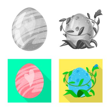 Hayvan ve tarih öncesi logo vektör Illustration. Hisse senedi için hayvan ve sevimli vektör simge topluluğu.